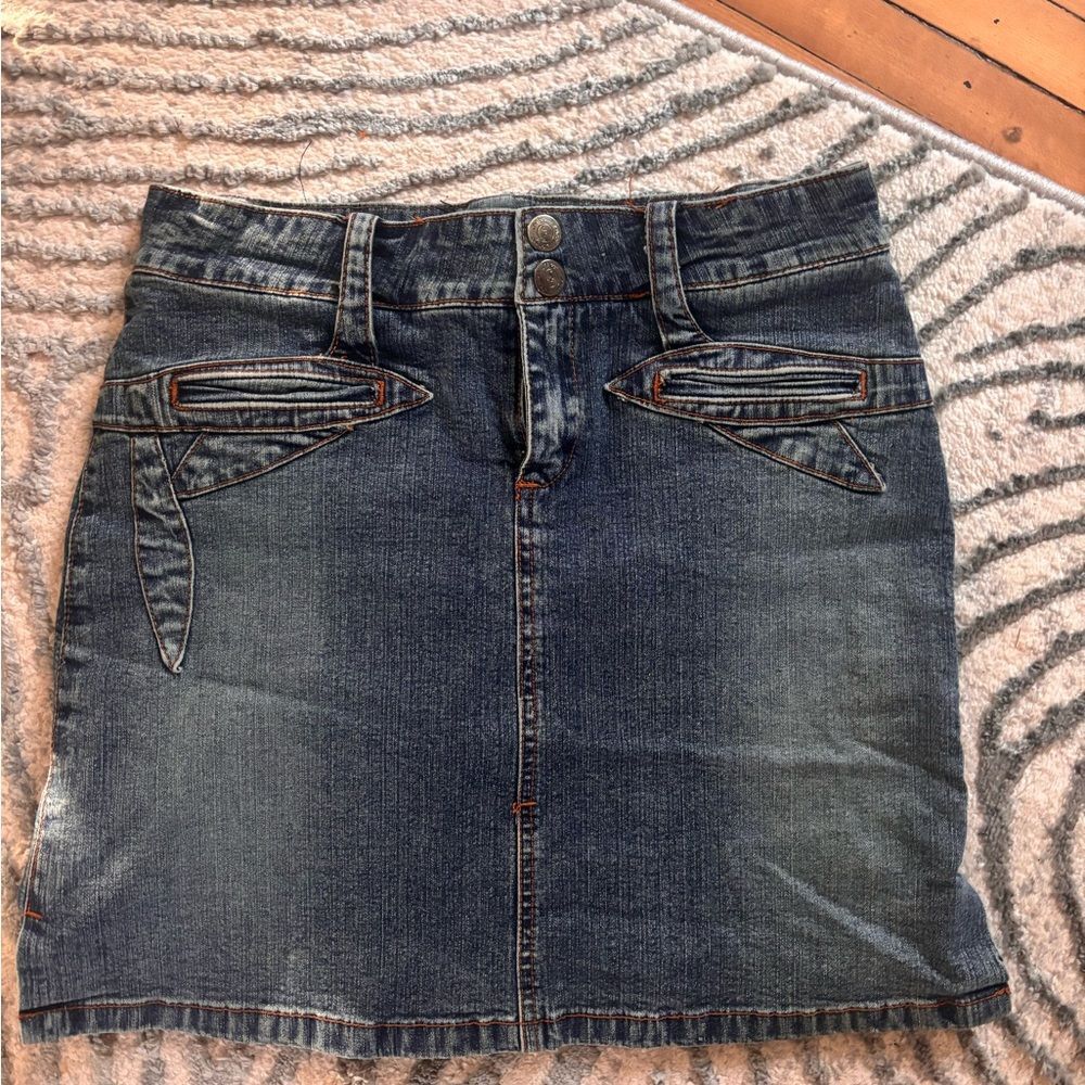 Vintage Y2K denim Mini Skirt